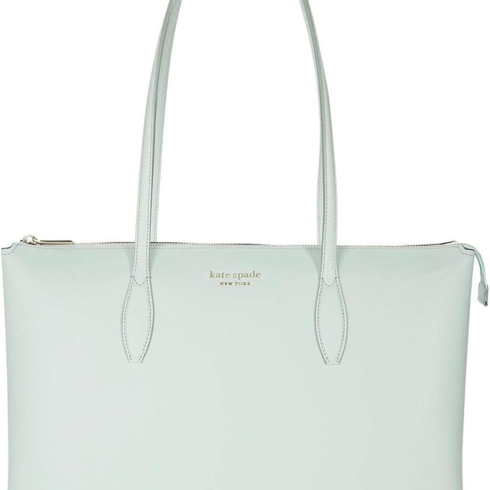 Kate Spade Green Tote Bag Structured Design